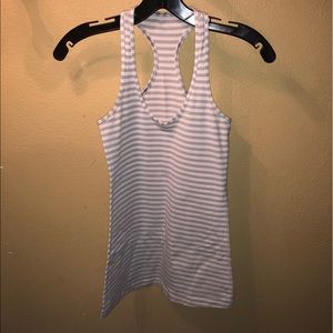 A fitted Lululemon tank top.